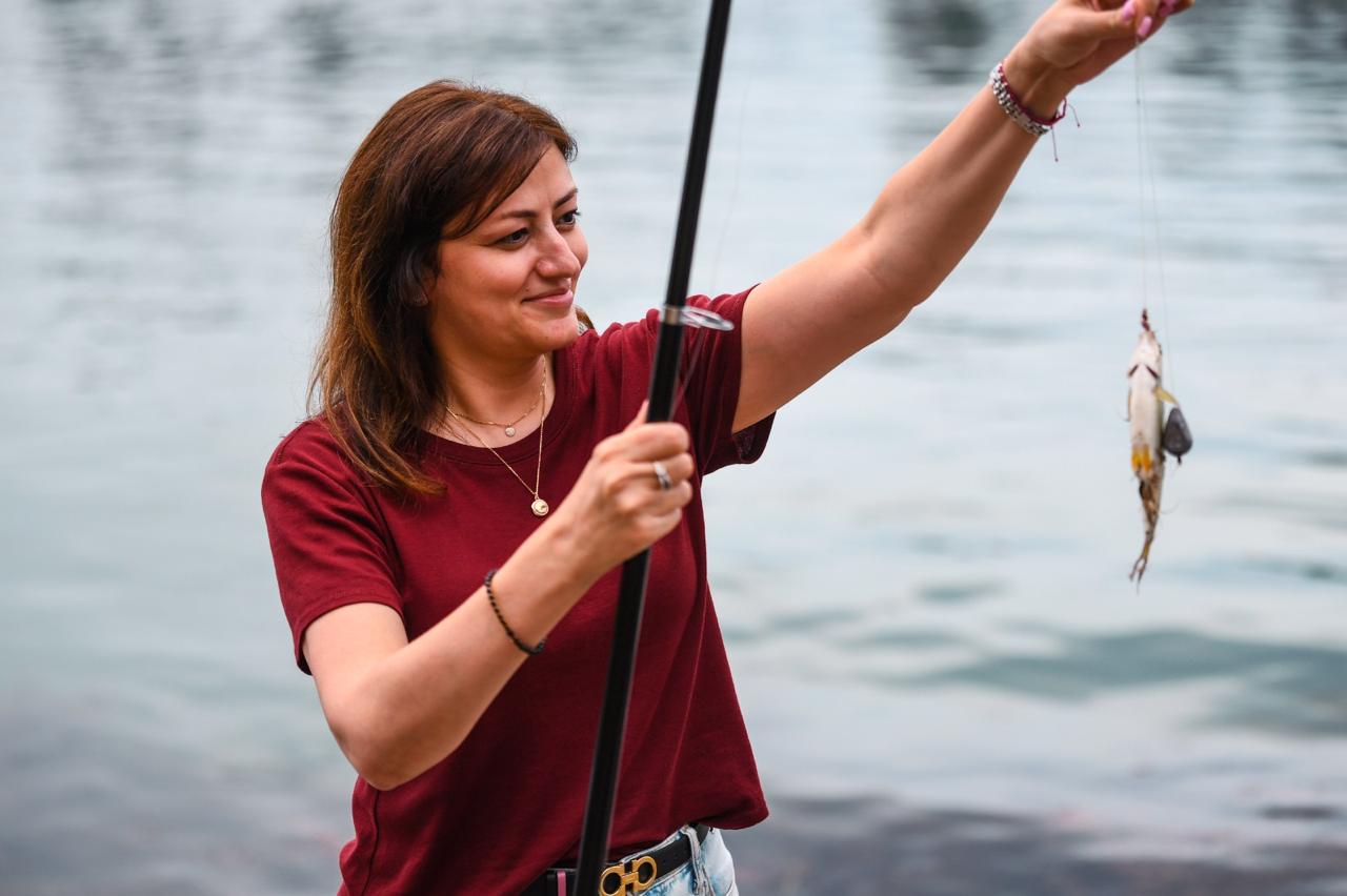 Federasiya nümayəndələri arasında balıq ovu festivalı keçirildi (FOTO/VİDEO)